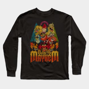 ELECTRIC MAYHEM IS ROCKS RETROO Long Sleeve T-Shirt